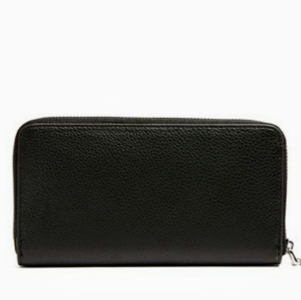 LOVE MoschinoPortafogli Vitello Heart Studded Zip - Picture 3 of 4